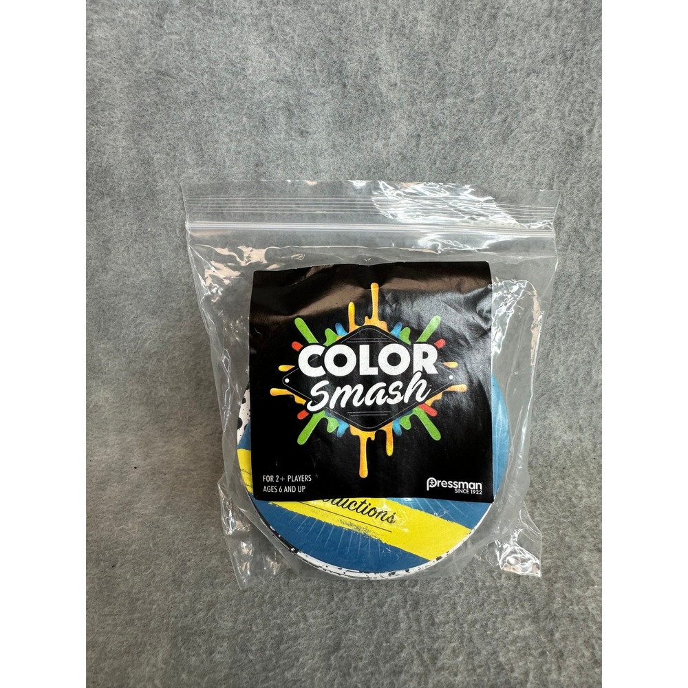 Pressman Color Smash Card Game‎ Splatter Reflex Family Portible Fast Paced